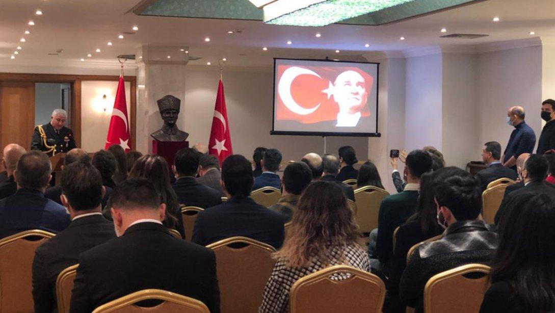 10 Kasım 2021, Vefatının 83. yıldönümünde Gazi Mustafa Kemal Atatürk'ü Anma Töreni 